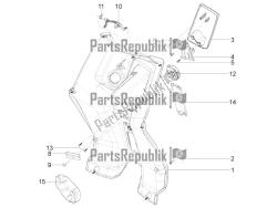 Front glove-box - Knee-guard panel