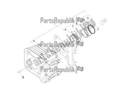 Cylinder-piston-wrist pin unit