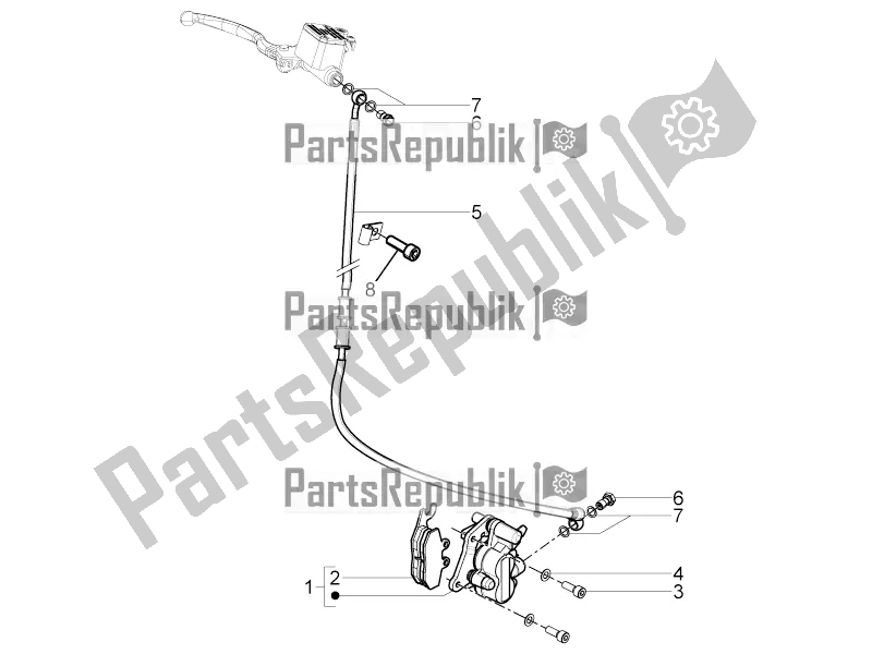 Todas las partes para Tubos De Frenos - Pinzas de Aprilia SR Motard 50 4T 4V 2021