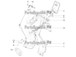 Front glove-box - Knee-guard panel