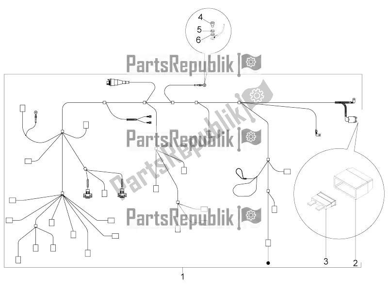 Toutes les pièces pour le Faisceau De Câbles Principal du Aprilia SR Motard 50 4T 4V 2021