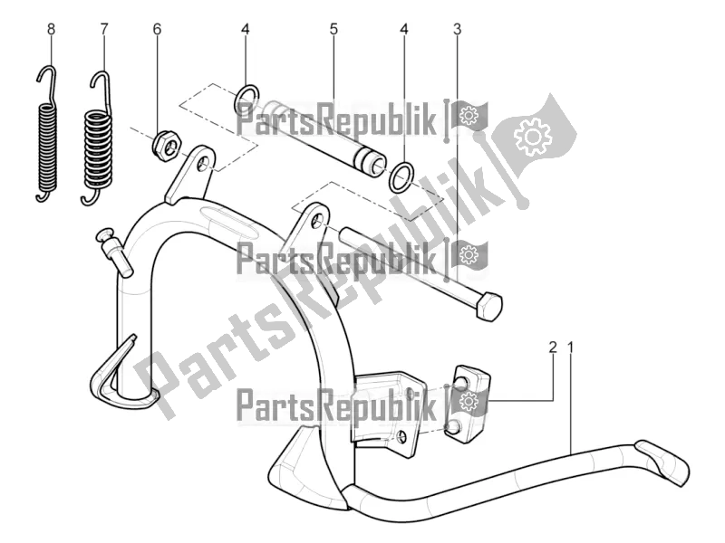 Toutes les pièces pour le Des Stands du Aprilia SR Motard 50 4T 4V 2021