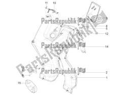 Front glove-box - Knee-guard panel