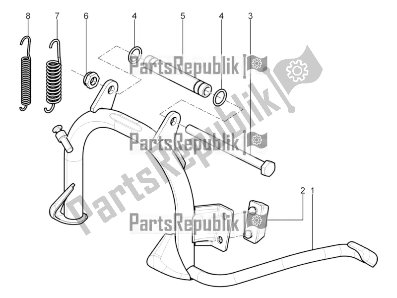 Wszystkie części do Stoisko / S Aprilia SR Motard 50 4T 4V 2022