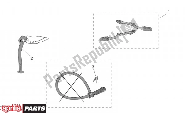 All parts for the Algemeen of the Aprilia SR Motore Piaggio 555 50 2003 - 2005