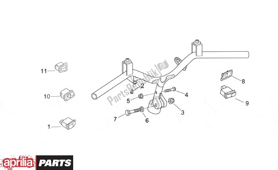 Toutes les pièces pour le Commutateur du Aprilia SR Motore Piaggio 555 50 2003 - 2005