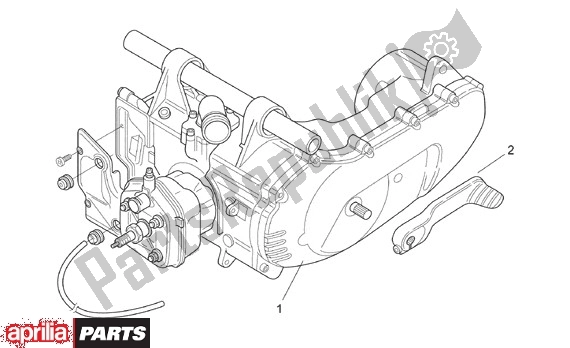 Alle onderdelen voor de Motor van de Aprilia SR Stealth,racing Liquid Cooled 516 WWW 50 1997 - 1999