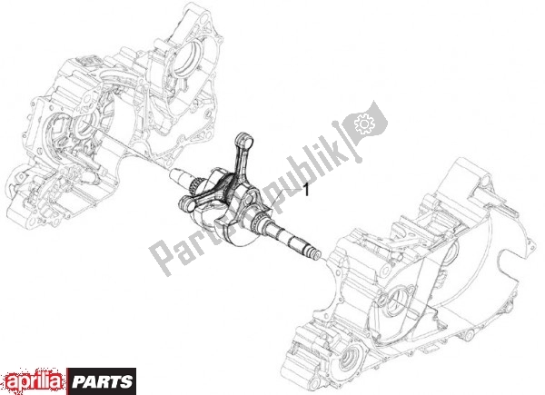 All parts for the Drijfas of the Aprilia SRV 82 850 2012