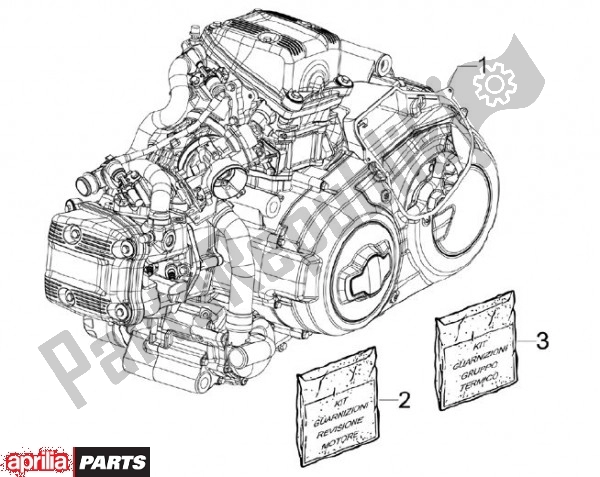 Tutte le parti per il Motore del Aprilia SRV 82 850 2012