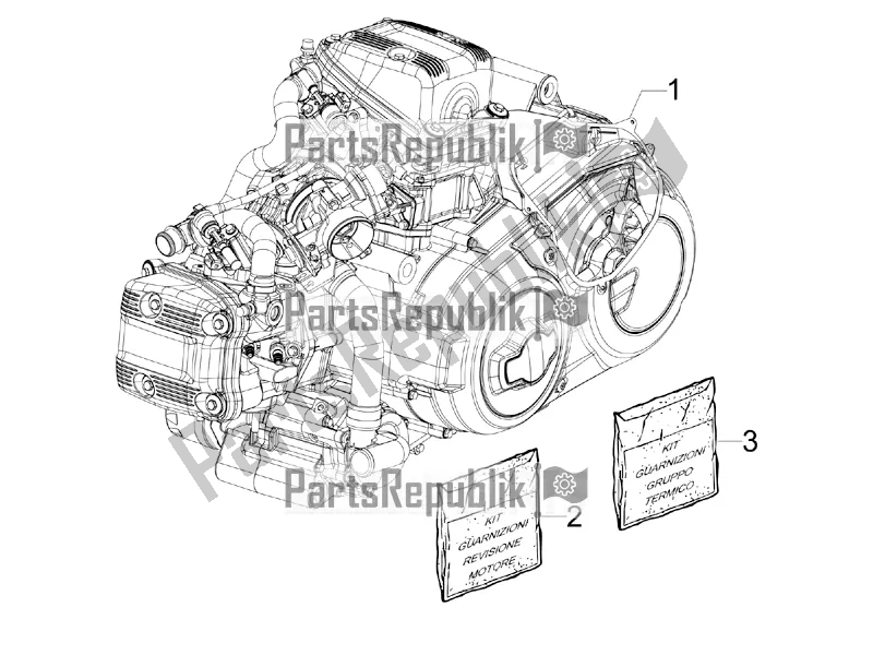 Alle Teile für das Motormontage des Aprilia SRV 850 2016