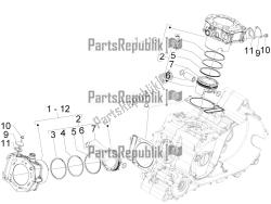 Cylinder-piston-wrist pin unit