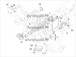 interruttori del telecomando - batteria - avvisatore acustico