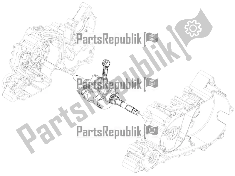 Todas las partes para Cigüeñal de Aprilia SRV 850 2019