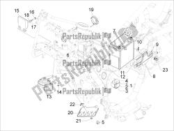 interruttori del telecomando - batteria - avvisatore acustico