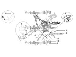 podpórka centralna i podpórka boczna