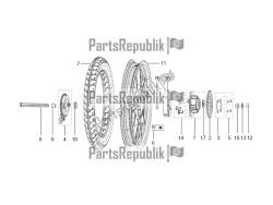 Rear Wheel Made Of Alloy Assembly