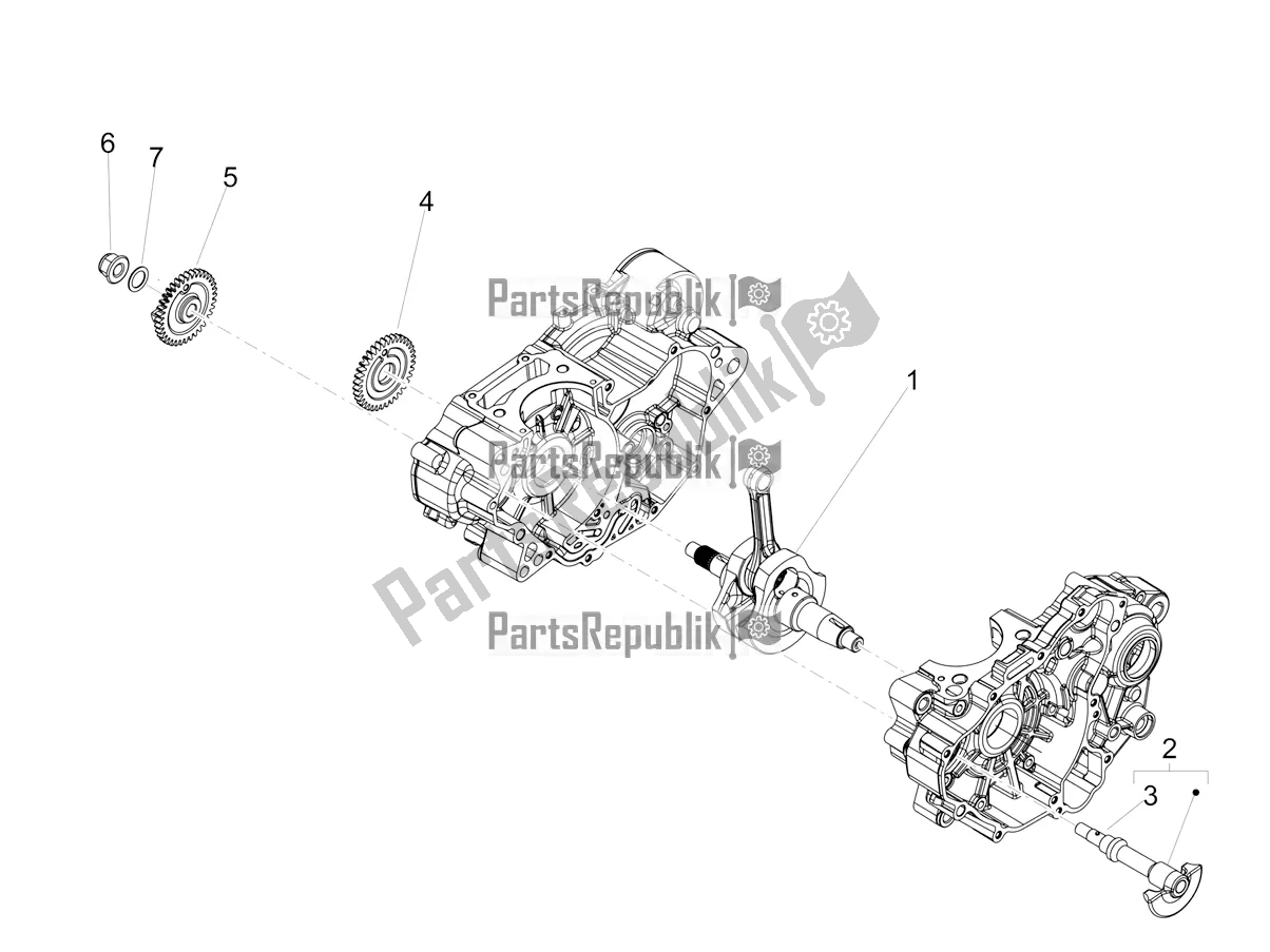 Toutes les pièces pour le Vilebrequin du Aprilia SX 125 2018