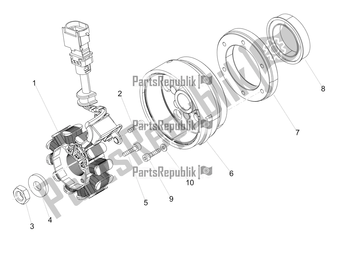 Toutes les pièces pour le Unité Magnéto Assy / Allumage Cdi du Aprilia SX 125 2019