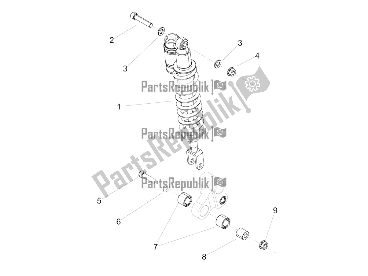 Toutes les pièces pour le Amortisseur du Aprilia SX 125 2019