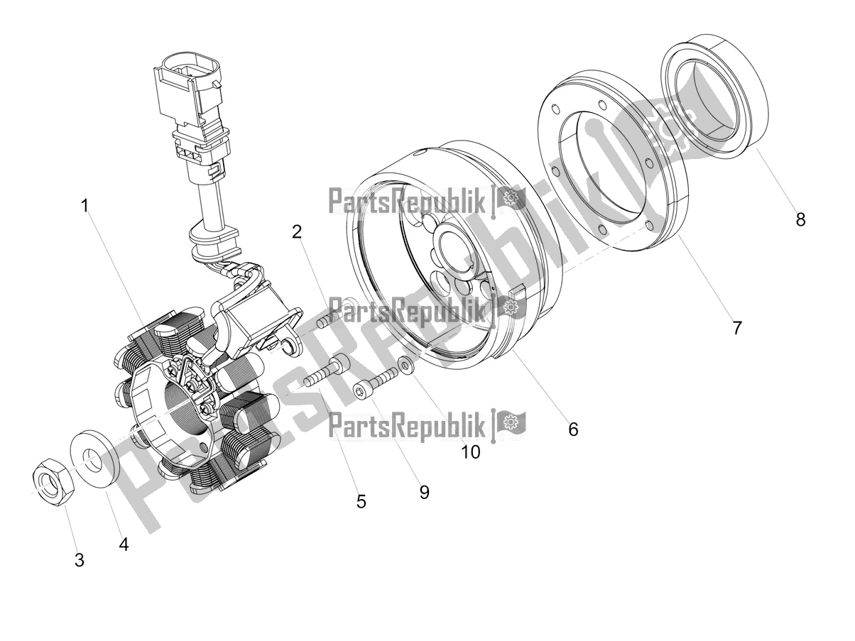 Toutes les pièces pour le Unité Magnéto Assy / Allumage Cdi du Aprilia SX 125 2021