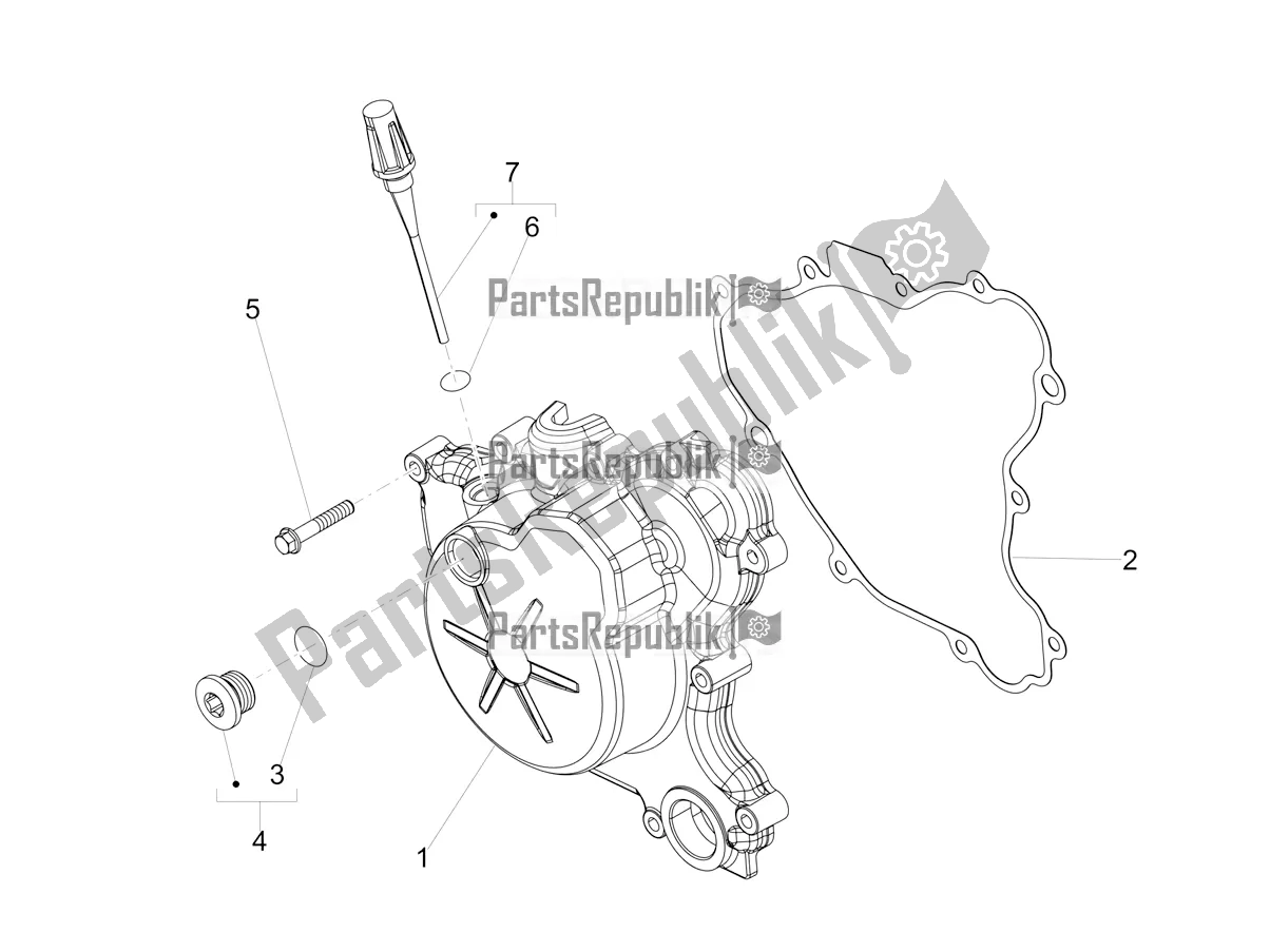 Todas las partes para Cubierta Del Volante de Aprilia SX 125 2021