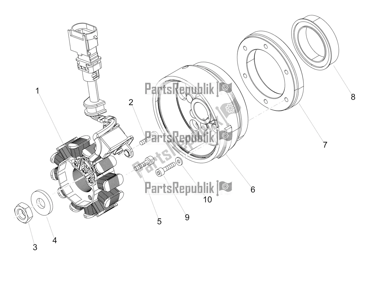 Alle Teile für das Cdi-magneteinheit / Zündeinheit des Aprilia SX 125 2022