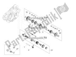 caja de cambios - conjunto de engranajes