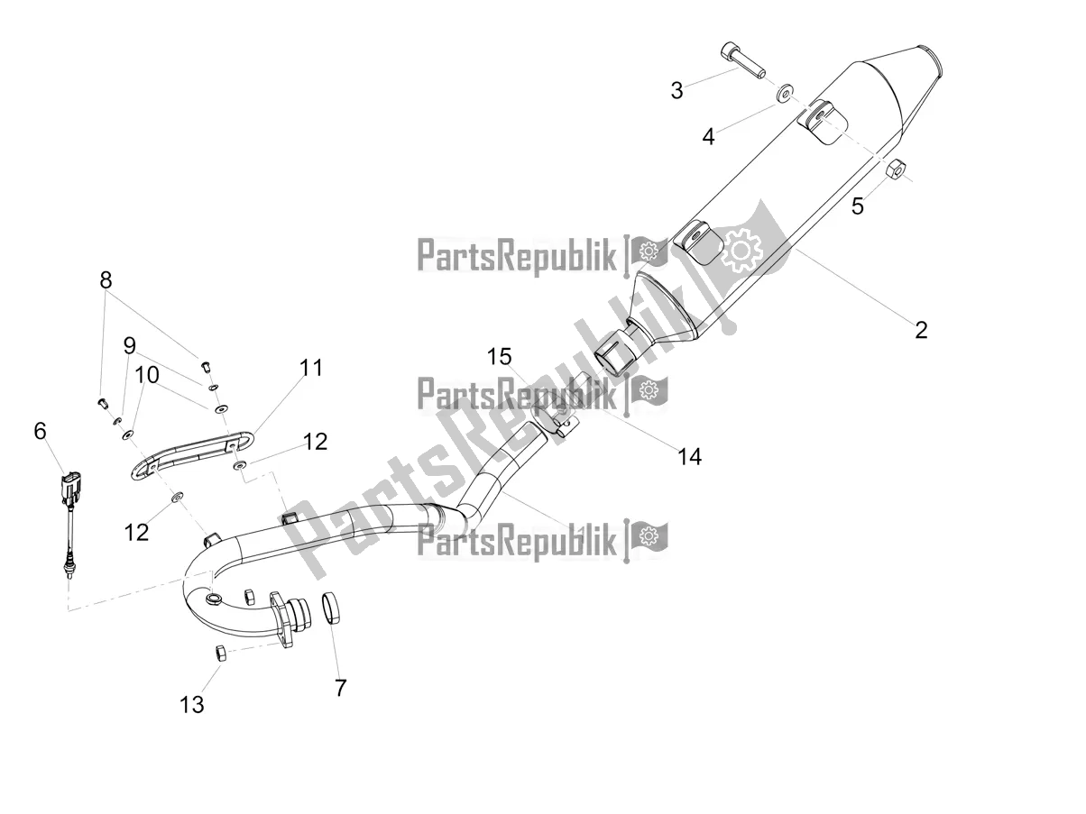 Todas las partes para Silenciador de Aprilia SX 125 Apac 2020