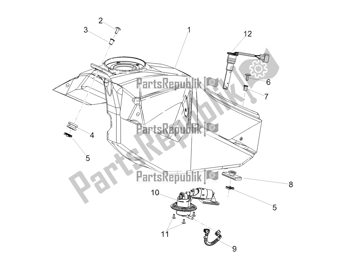 Toutes les pièces pour le Réservoir du Aprilia SX 125 Apac 2020