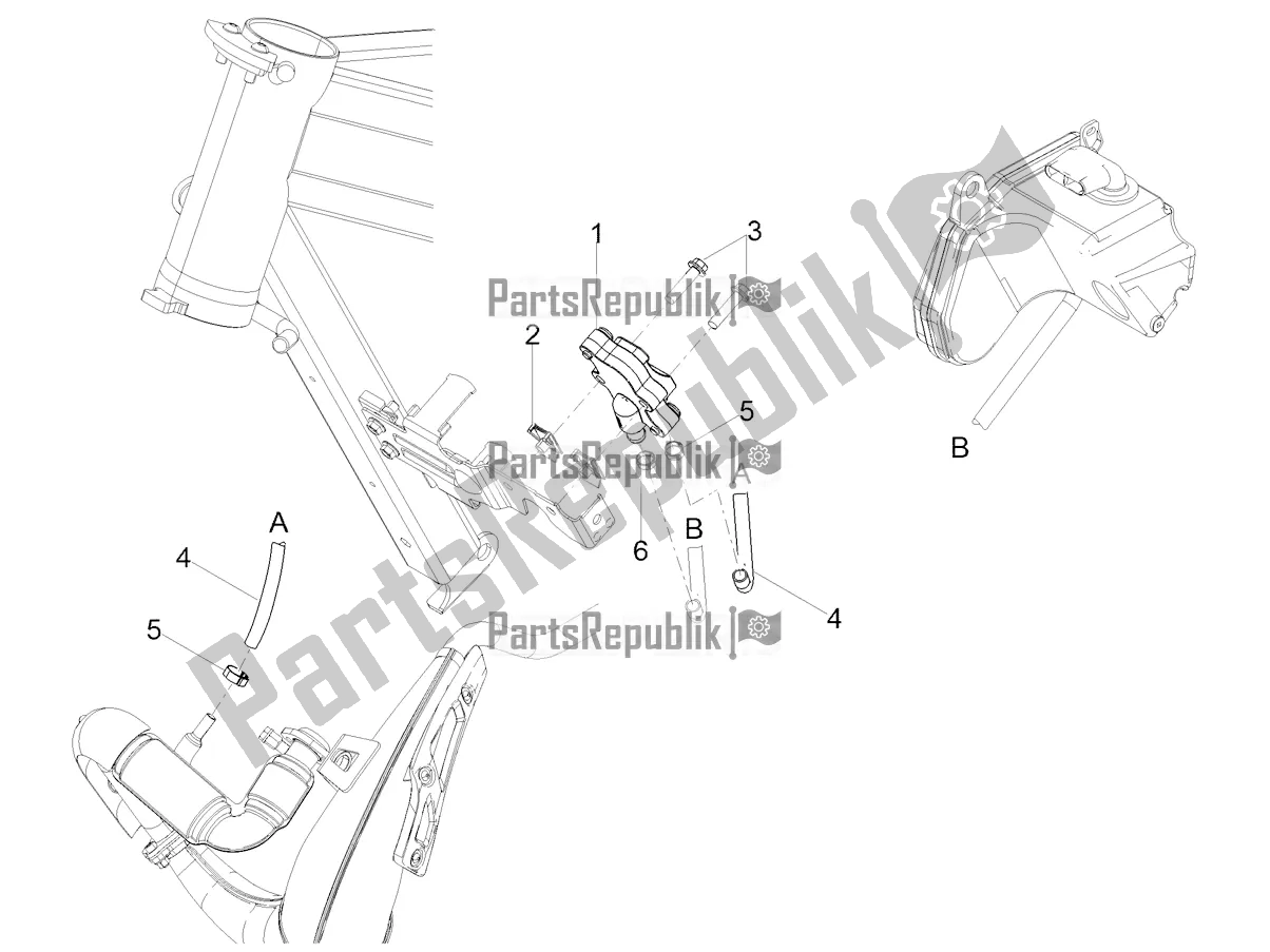 All parts for the Secondary Air of the Aprilia SX 50 2018