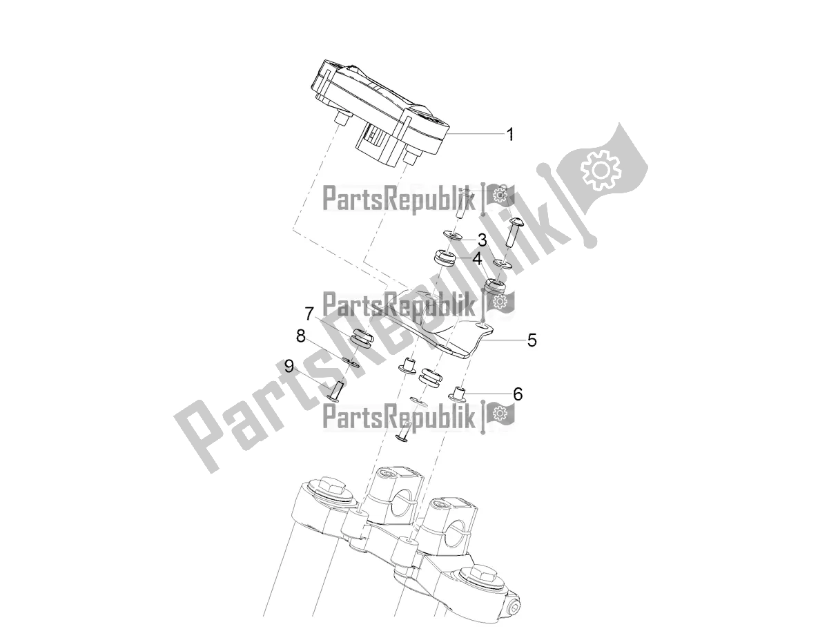 All parts for the Instruments of the Aprilia SX 50 2019