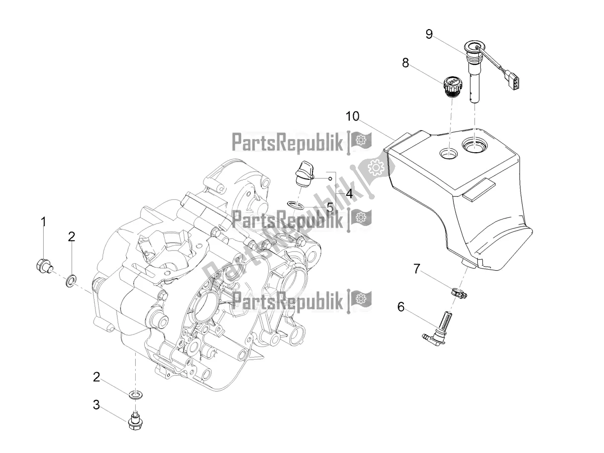 Todas las partes para Lubricación de Aprilia SX 50 2019