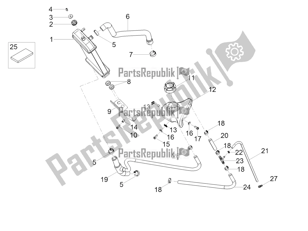 Toutes les pièces pour le Système De Refroidissement du Aprilia SX 50 2020