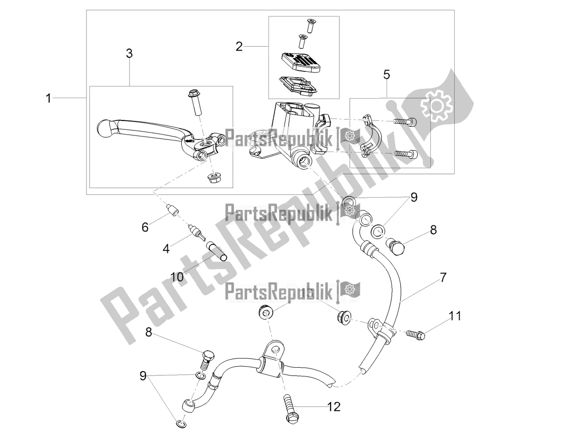 Tutte le parti per il Pompa Freno Anteriore del Aprilia SX 50 2020