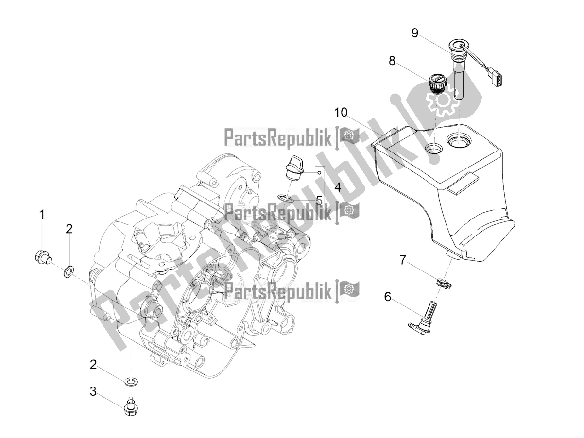 Toutes les pièces pour le Lubrification du Aprilia SX 50 2020