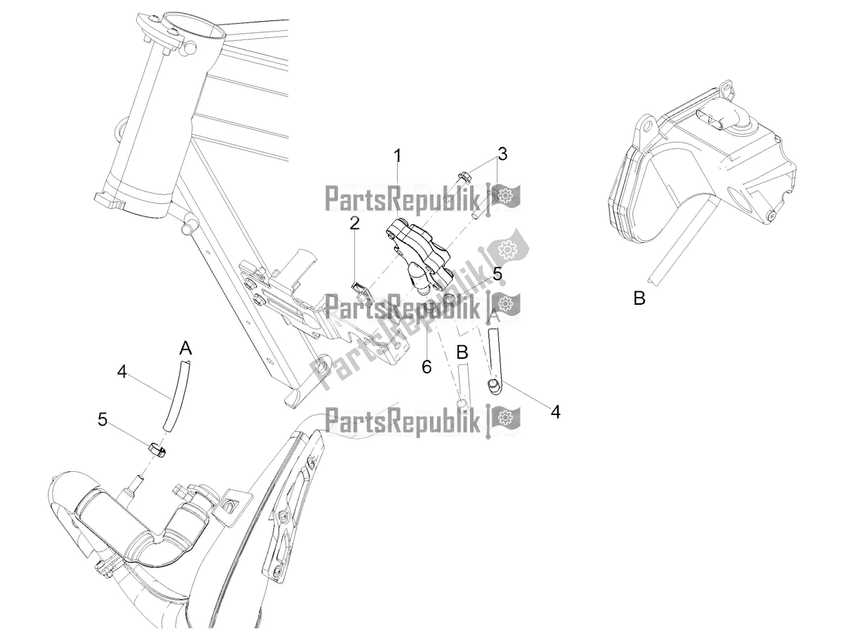 Alle Teile für das Sekundärluft des Aprilia SX 50 2020
