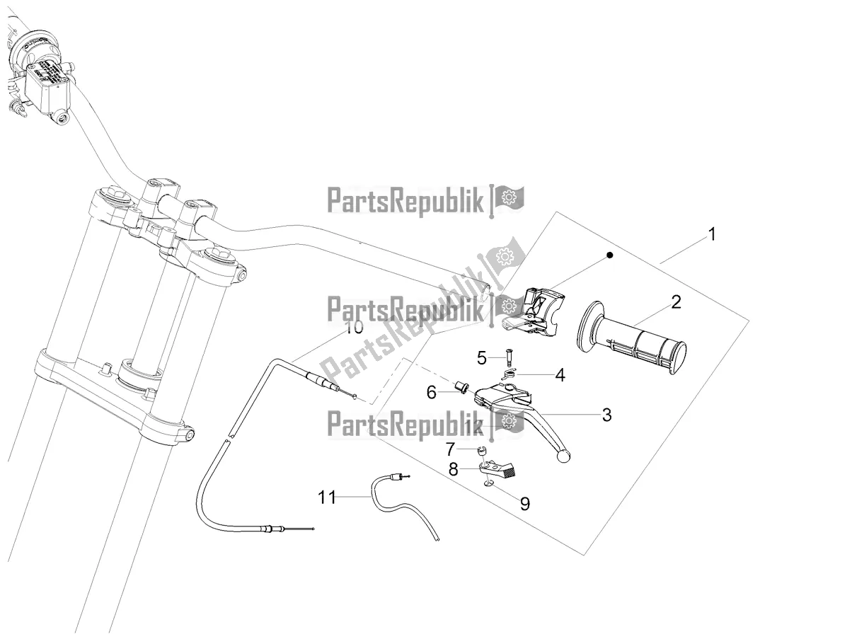 Toutes les pièces pour le Commande D'embrayage du Aprilia SX 50 2021