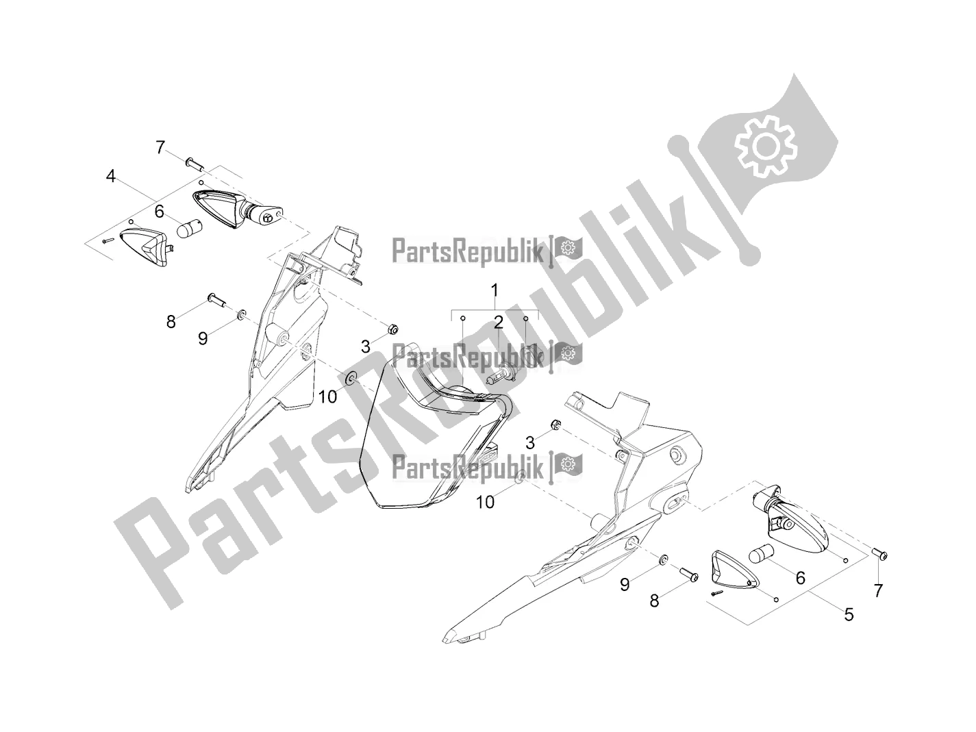 Tutte le parti per il Luci Anteriori del Aprilia SX 50 2021