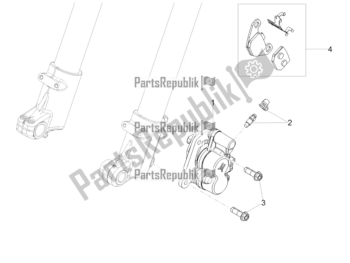 Tutte le parti per il Pinza Freno Anteriore del Aprilia SX 50 Factory 2019