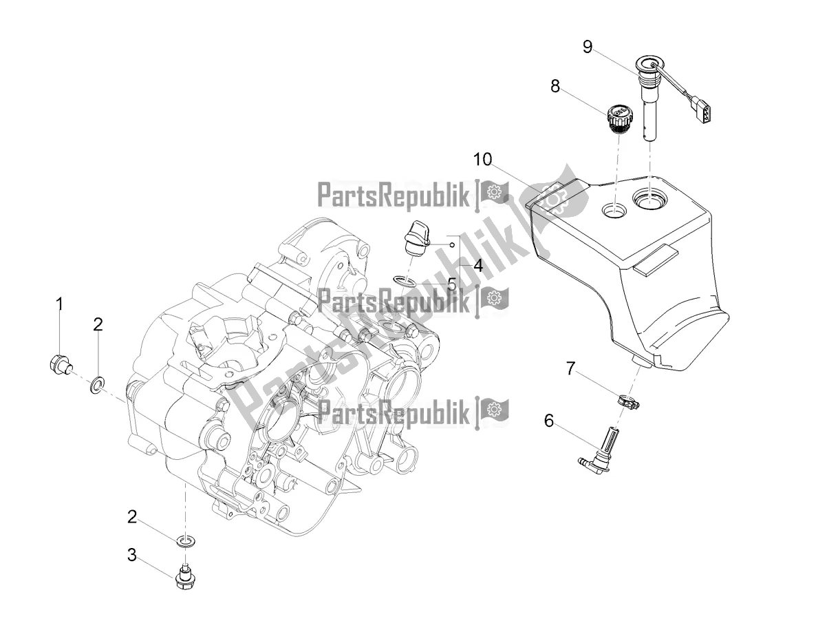 Wszystkie części do Smarowanie Aprilia SX 50 Factory 2019