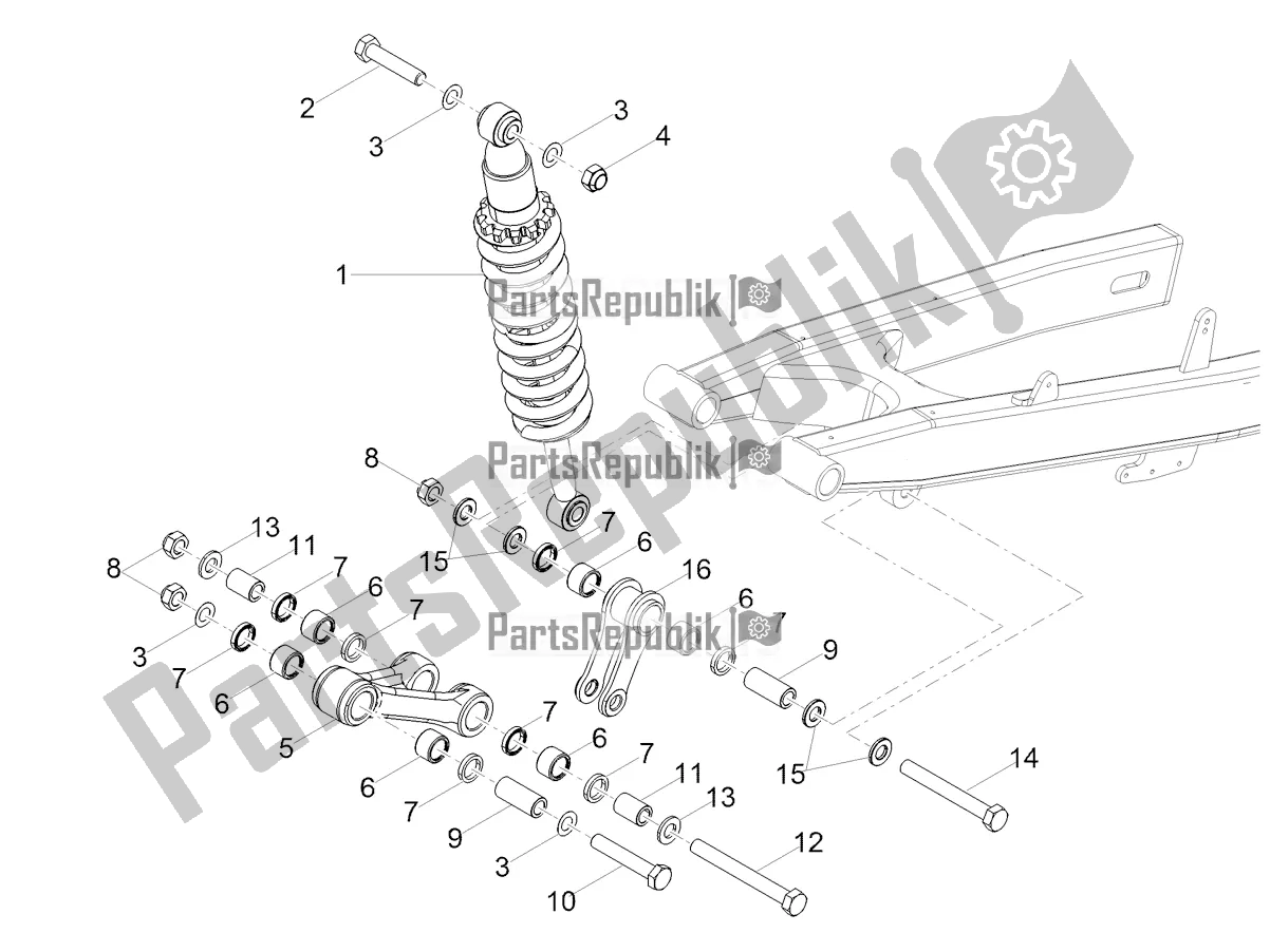 Tutte le parti per il Ammortizzatore del Aprilia SX 50 Factory 2020