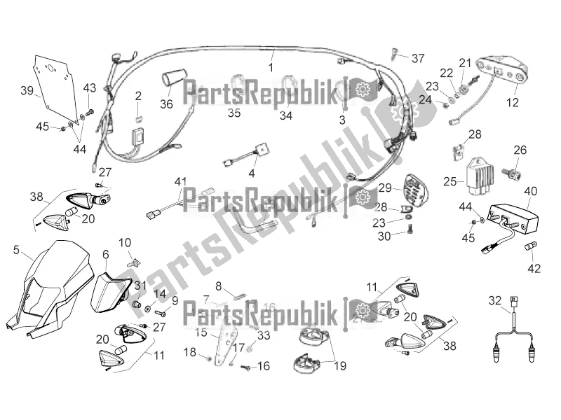 All parts for the Electrical System of the Aprilia SX 50 Limited Edition 2016