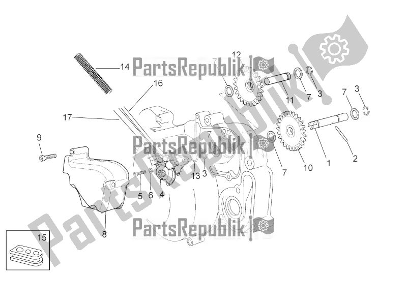 Todas las partes para Bomba De Aceite de Aprilia SX 50 Limited Edition 2016