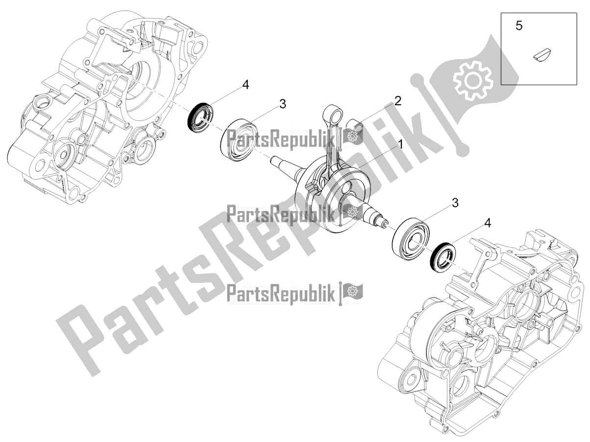 Todas las partes para Eje De Accionamiento de Aprilia SX 50 LOW Seat 2020