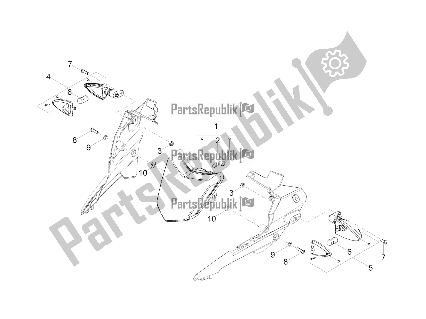 Alle Teile für das Frontscheinwerfer des Aprilia SX 50 LOW Seat 2020