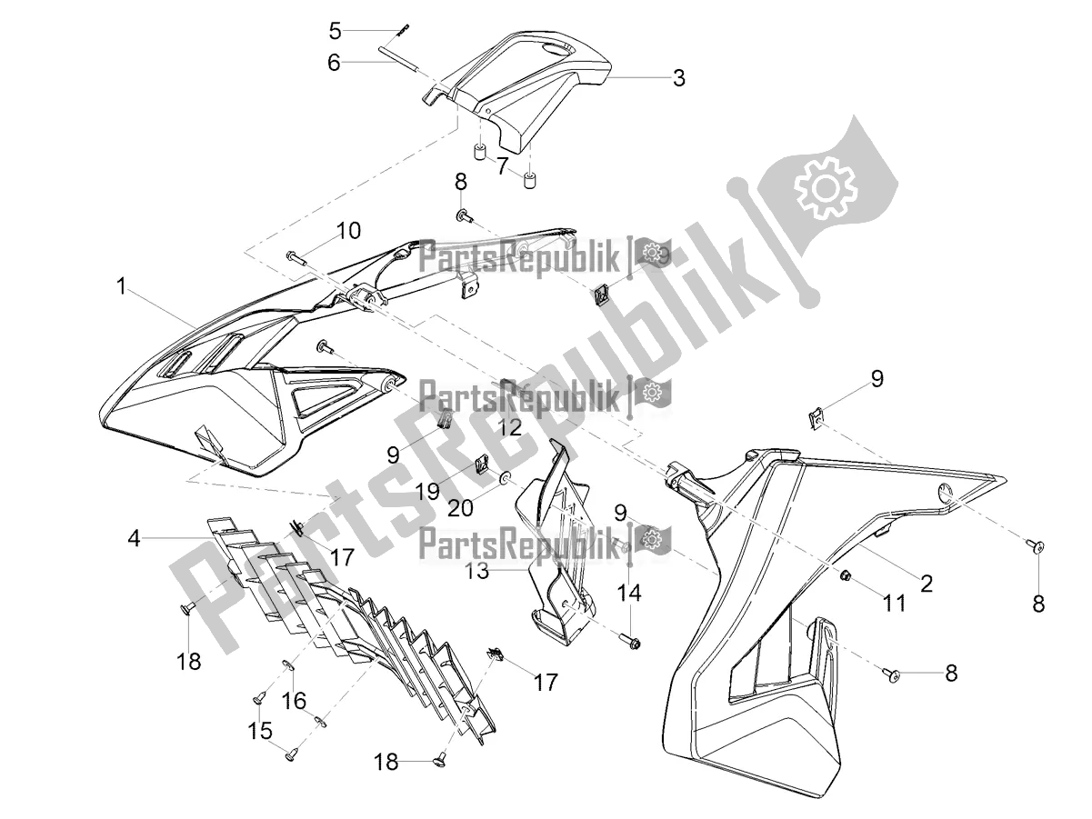 Tutte le parti per il Condotto del Aprilia SX 50 LOW Seat 2021