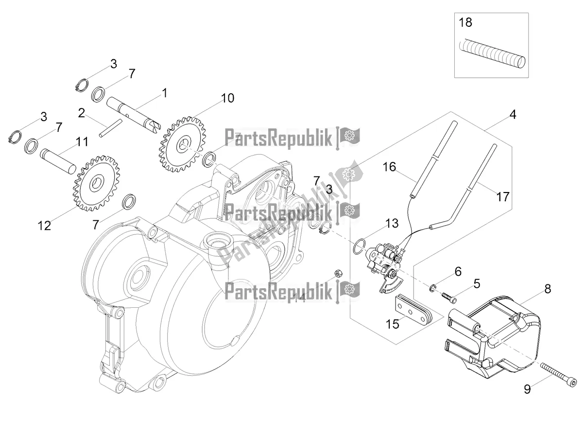 Toutes les pièces pour le La Pompe à Huile du Aprilia SX 50 LOW Seat 2021