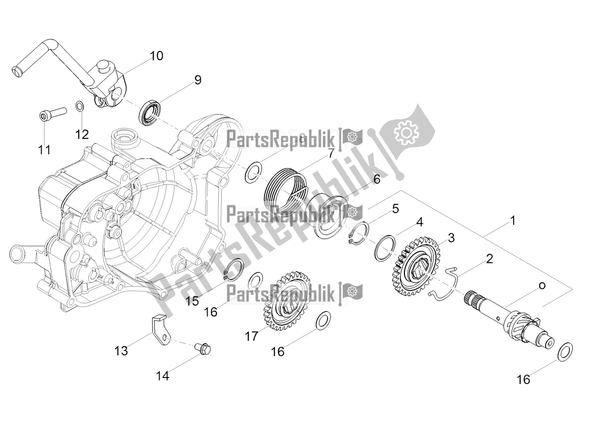 Todas las partes para Arranque / Arranque Eléctrico de Aprilia SX 50 LOW Seat 2021