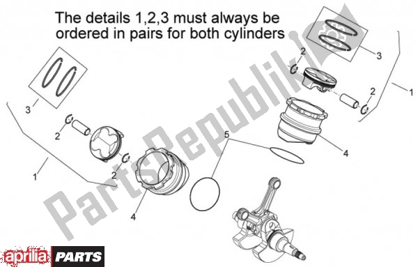 Alle Teile für das Zylinder des Aprilia SXV 47 450 2009 - 2011