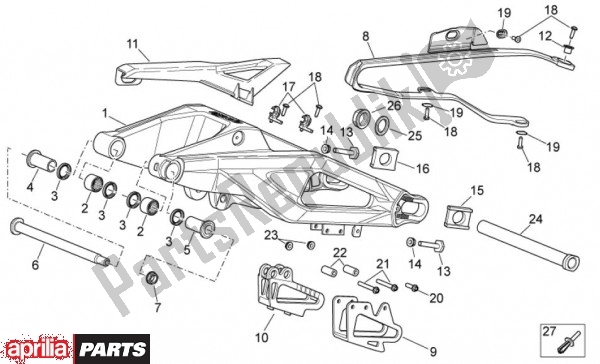 All parts for the Swing of the Aprilia SXV 47 450 2009 - 2011